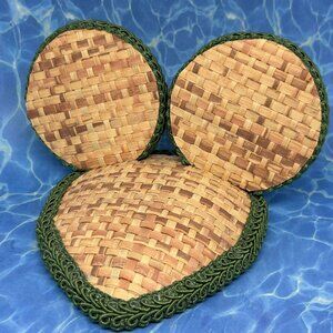 Tiki Thatched HANDMADE Mouse Ear Hat/ Fascinator Hat